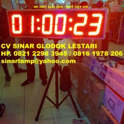 Lampu Display 3 in 1 dengan 3 Fungsi Jam Stopwatch dan Countdown